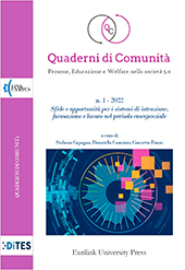 Fascicolo, Quaderni di Comunità : persone, educazione e welfare nella società 5.0 : 1, 2022, Eurilink