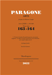 Fascicolo, Paragone : rivista mensile di arte figurativa e letteratura. Arte : LXXIII, 163/164, 2022, Mandragora