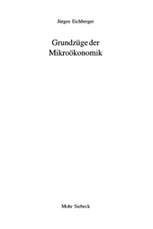 E-book, Grundzügeder Mikroökonomik, Mohr Siebeck