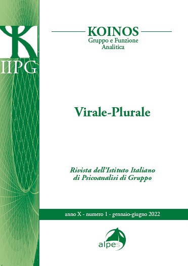 Article, Il lutto come cesura in tempo di Covid : dalla crisi della presenza alla risignificazione delle cicatrici psichiche, Alpes Italia