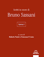 eBook, Scritti in onore di Bruno Sassani, Pacini