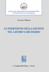 E-book, Le dimensioni della dignità nel lavoro carcerario, Giappichelli editore