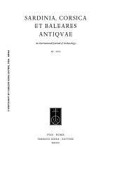 Fascicolo, Sardinia, Corsica et Baleares antiquae : International Journal of Archaeology : XX, 2022, Fabrizio Serra