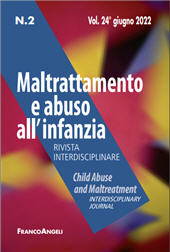 Fascicolo, Maltrattamento e abuso all'infanzia : 24, 2, 2022, Franco Angeli