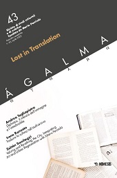 Heft, Ágalma : rivista di studi culturali e di estetica : 43, 1, 2022, Mimesis