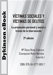 E-book, Víctimas sociales y víctimas de delitos : la promoción personal y social a través de la intervención, Dykinson