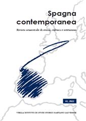 Zeitschrift, Spagna contemporanea : rivista semestrale di storia, cultura, istituzioni, Viella