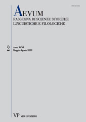 Fascicule, Aevum : rassegna di scienze storiche, linguistiche e filologiche : XCVI, 2, 2022, Vita e Pensiero