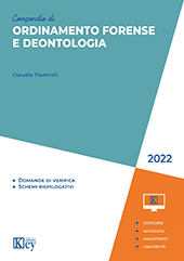 E-book, Compendio di ordinamento forense e deontologia, Taverniti, Claudia, Key editore