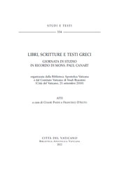 Capítulo, Indice analitico, Biblioteca apostolica vaticana