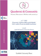 Fascículo, Quaderni di Comunità : persone, educazione e welfare nella società 5.0 : 2, 2022, Eurilink