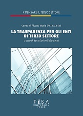 eBook, La trasparenza per gli enti di terzo settore, Pisa University Press
