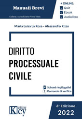 E-book, Diritto processuale civile, La Rosa, Maria Luisa, Key editore