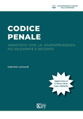 E-book, Codice Penale : annotato con la giurisprudenza più rilevante e recente, Key editore