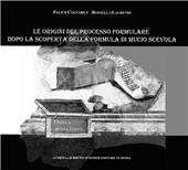 E-book, Le origini del processo formulare dopo la scoperta della Formula di Mucio Scevola, "L'Erma" di Bretschneider