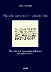 E-book, Piccole sovversioni quotidiane : microstoria di una periferia bolognese nel regime fascista, 