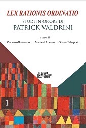 eBook, Lex rationis ordinatio : studi in onore di Patrick Valdrini, Luigi Pellegrini editore