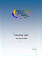 Issue, Freedom, security & justice : european legal studies : 3, 2022, Editoriale Scientifica