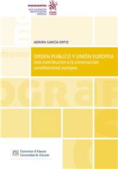E-book, Orden público y Unión Europea : una contribución a la construcción constitucional europea, Tirant lo Blanch