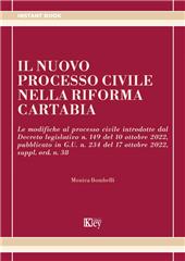 eBook, Il nuovo processo civile nella riforma Cartabia, Bombelli, Monica, Key editore
