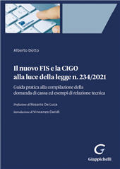 E-book, Il nuovo FIS e la CIGO alla luce della legge n. 234/2021 : guida pratica alla compilazione della domanda di cassa ed esempi di relazione tecnica, G. Giappichelli