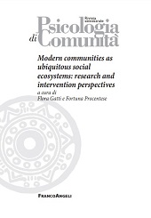 Issue, Psicologia di comunità : gruppi, ricerca azione e modelli formativi : 2, 2022, Franco Angeli