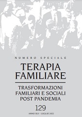 Fascicule, Terapia familiare : rivista interdisciplinare di ricerca ed intervento relazionale : 129, 2, 2022, Franco Angeli