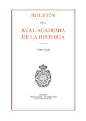 Issue, Boletín de la Real Academia de la Historia : CCXIX, II, 2022, Real Academia de la Historia