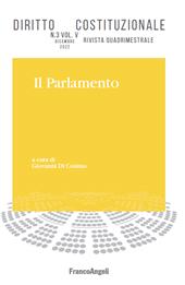 Articolo, Editoriale : La debolezza del Parlamento, Franco Angeli