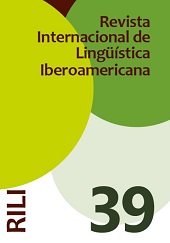 Fascicule, Revista Internacional de Lingüística Iberoamericana : 39, 1, 2022, Iberoamericana Vervuert