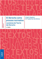E-book, El derecho como proceso normativo : lecciones de teoría del derecho, Zapatero, Virgilio, Universidad de Alcalá