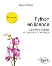 eBook, Python en licence : algorithme de base et algorithme scientifique, Édition Marketing Ellipses