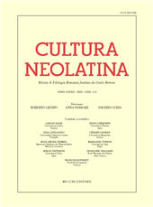 Issue, Cultura neolatina : LXXXII, 3/4, 2022, Enrico Mucchi Editore