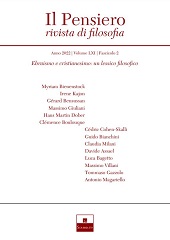 Fascicolo, Il Pensiero : rivista di filosofia : LXI, 2, 2022, InSchibboleth