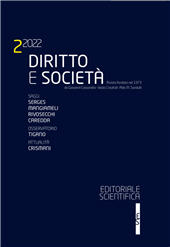 Fascículo, Diritto e società : 2, 2022, Editoriale Scientifica