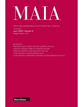Heft, Maia : rivista di letterature classiche : LXXIV, 2, 2022, Morcelliana