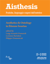 Fascicolo, Aisthesis : pratiche, linguaggi e saperi dell'estetico : 15, 2, 2022, Firenze University Press