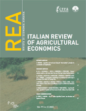 Issue, Rivista di economia agraria : LXXVII, 3, 2022, Firenze University Press