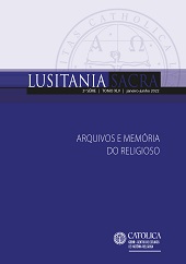 Issue, Lusitania sacra : XLV, 1, 2022, Centro de Estudos de História Religiosa da Universidade Católica Portuguesa