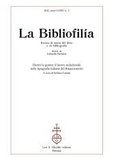 Artículo, Dionigi Atanagi e le raccolte di lettere e rime, L.S. Olschki