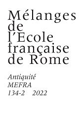 Artikel, Spaces of citizenship : the census in Roman republican topography and ideology, École française de Rome