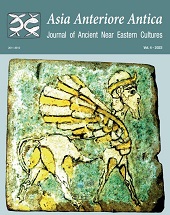 Fascículo, Asia anteriore antica : journal of ancient near eastern cultures : 4, 2022, Firenze University Press