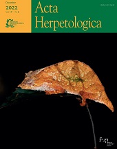 Fascicolo, Acta herpetologica : 17, 2, 2022, Firenze University Press