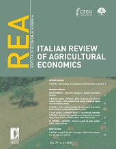 Issue, Rivista di economia agraria : LXXVII, 2, 2022, Firenze University Press