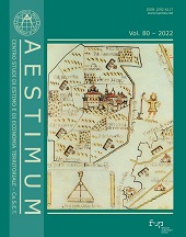 Issue, Aestimum : 80, 1, 2022, Firenze University Press