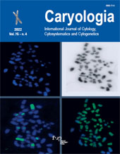 Fascículo, Caryologia : international journal of cytology, cytosystematics and cytogenetics : 75, 4, 2022, Firenze University Press