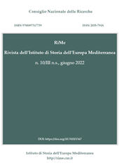 Issue, RiMe : rivista dell'lstituto di Storia dell'Europa Mediterranea : 10 nuova serie, III, 2022, ISEM - Istituto di Storia dell'Europa Mediterranea