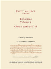 E-book, Tonadillas, Valledor, Jacinto, CSIC, Consejo Superior de Investigaciones Científicas