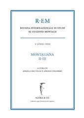 Article, Una bibliografia d'autore e un'intervista (quasi) immaginaria : lettere inedite di Eugenio Montale a Vittorio Pagano, Agorà