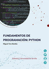 E-book, Fundamentos de programación : PYTHON, Toro Bonilla, Miguel, Universidad de Sevilla